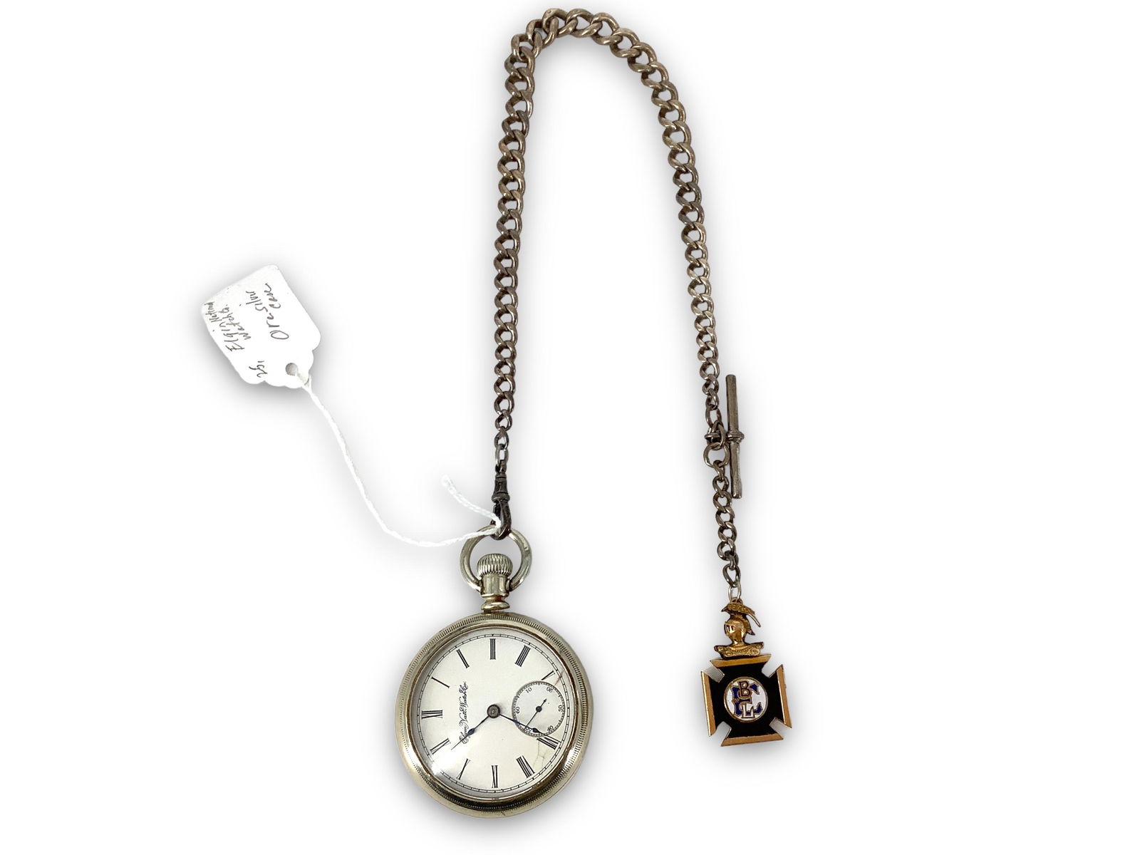 Elgin Pocket Watch on Chain with Fob (1 of 7)