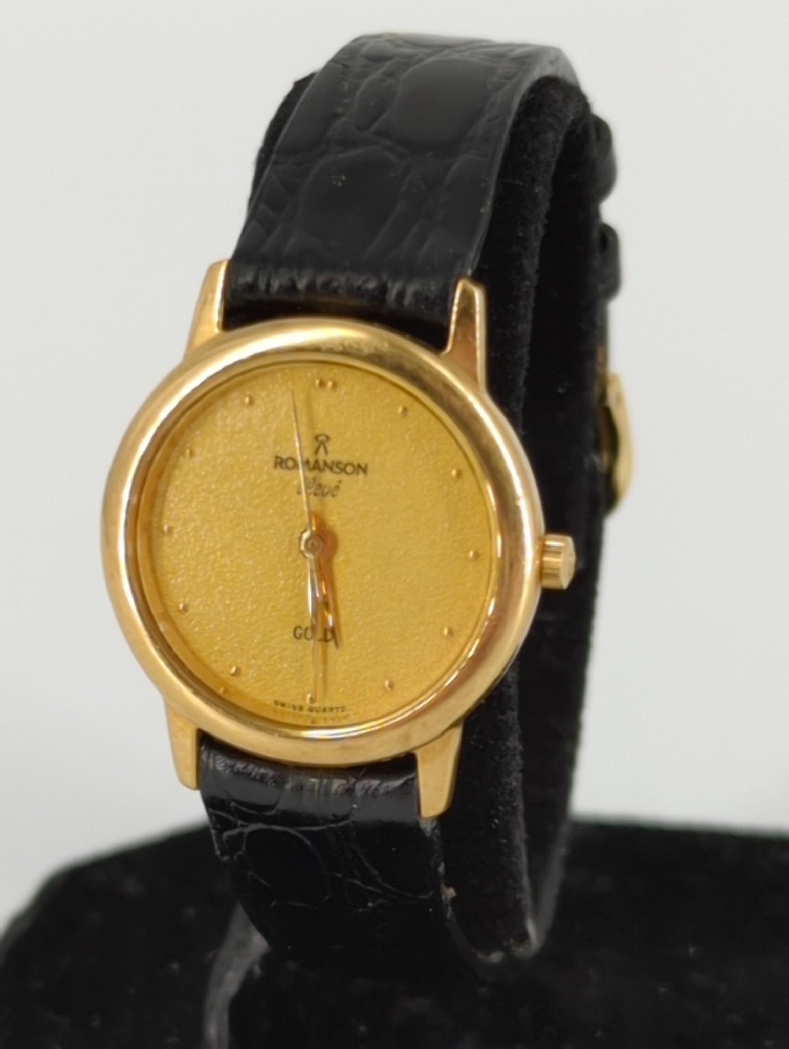 Romanson gold watches price cheap
