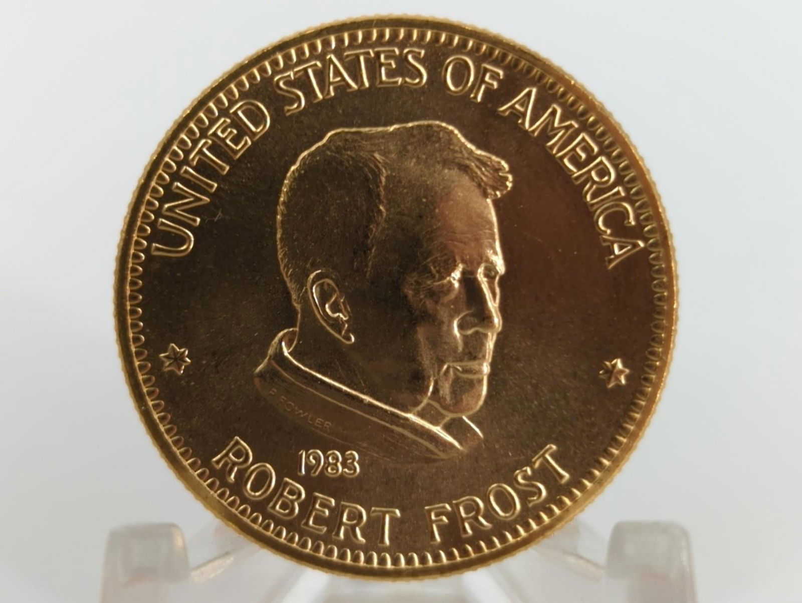 U.S. Mint 1 oz Gold Commemorative Arts Medal - Robert Frost (1 of 4)
