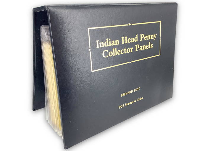 Indian Head Penny Collector Panels Pcs Stamps And Coins
