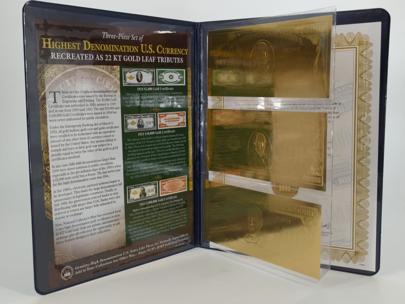 U.S. Currency Tribute Collection (1 of 6)