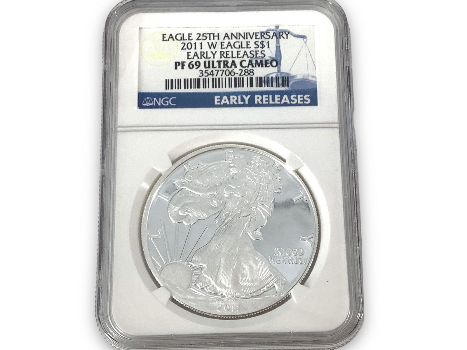 American Eagle $1.00 Coin Graded In Salb (1 of 2)
