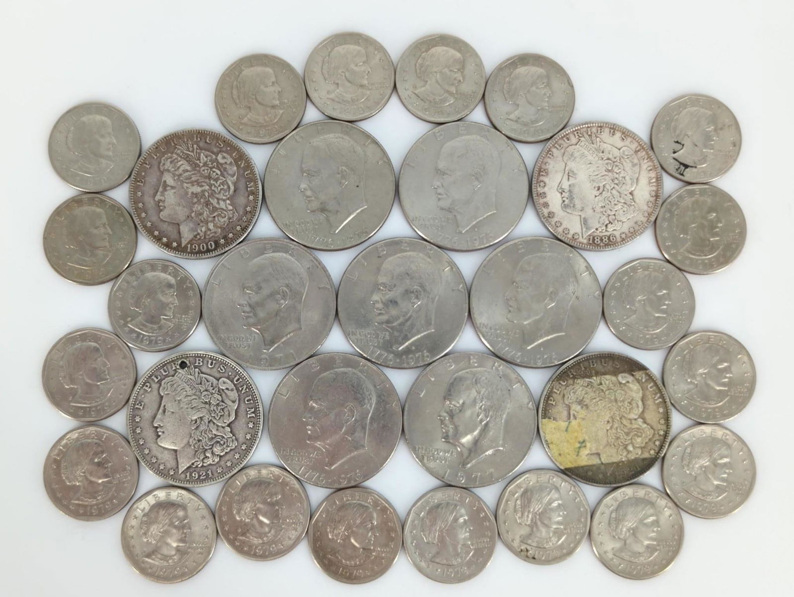 Lot of 31 Assorted U.S. Dollar Coins (1 of 8)