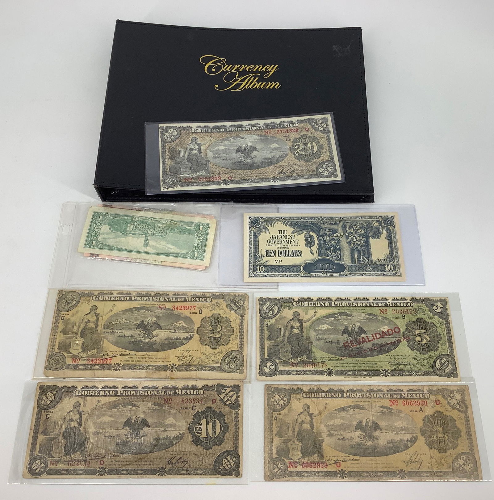 Assorted Foreign Bank Notes and Album (1 of 11)