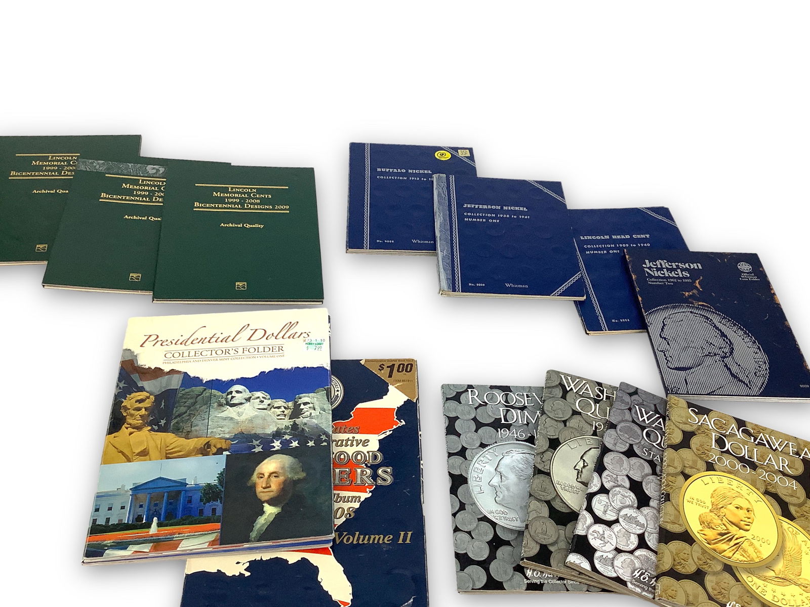 Twelve Assorted U.S. Coin Albums (1 of 7)