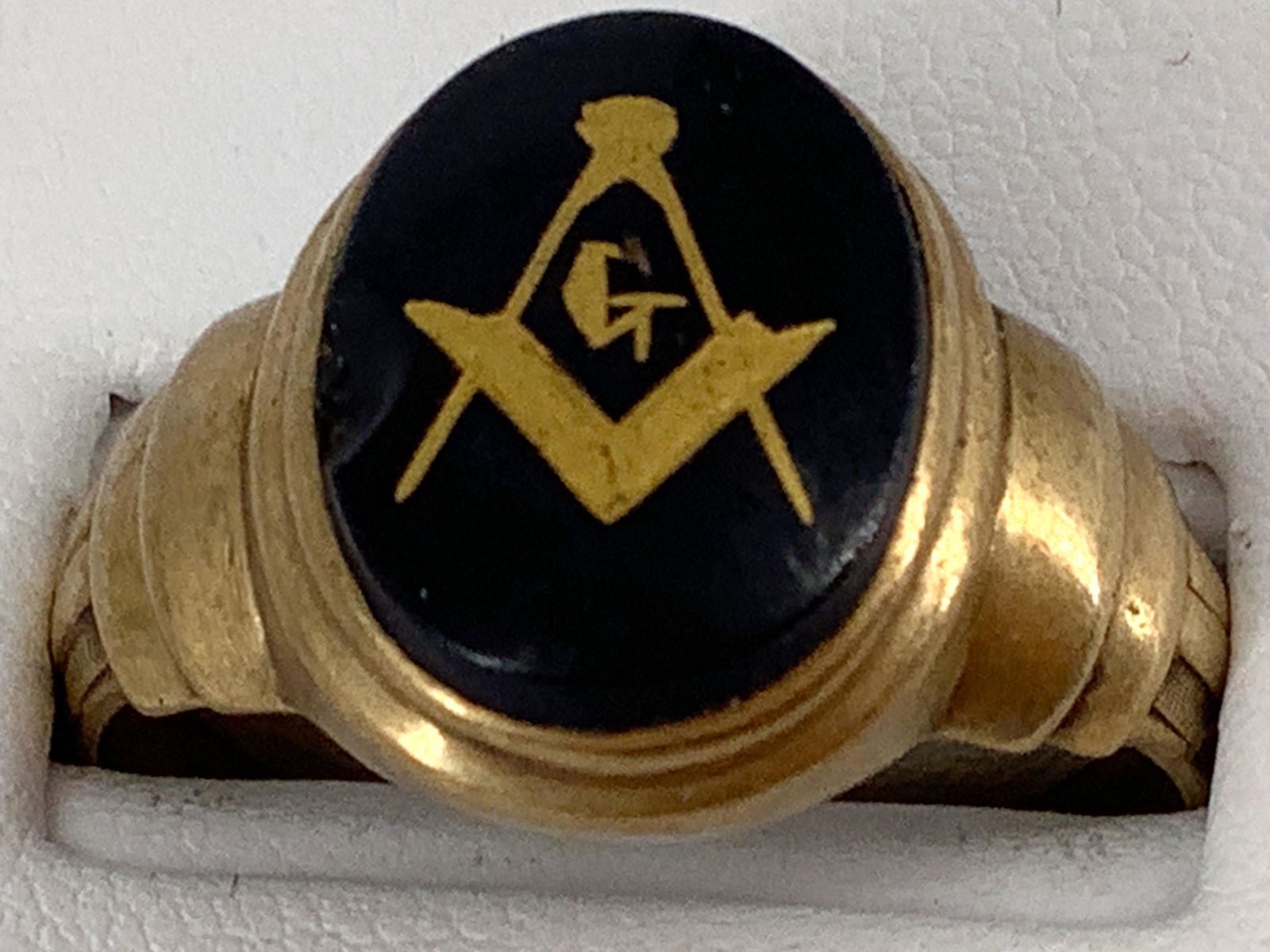 Vintage 10kt Gold Masonic Ring (1 of 5)