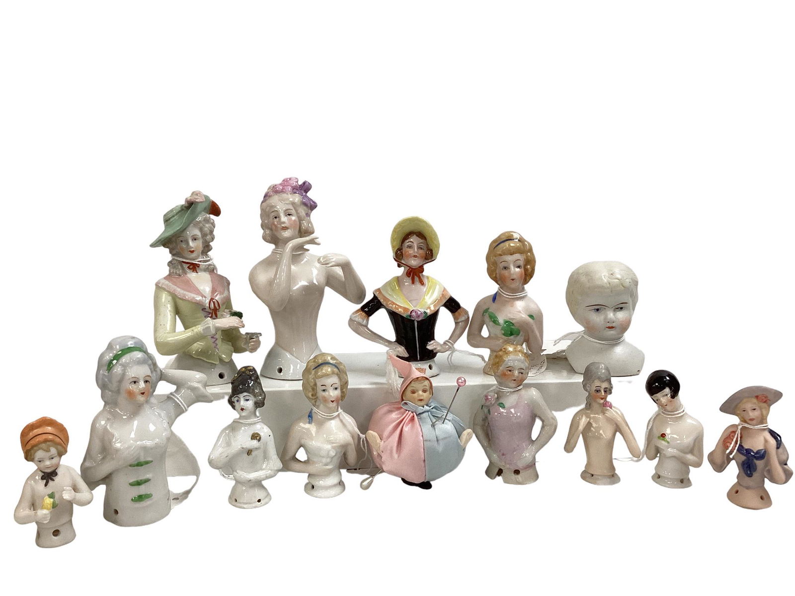 (14) including china half dolls. (1 of 5)