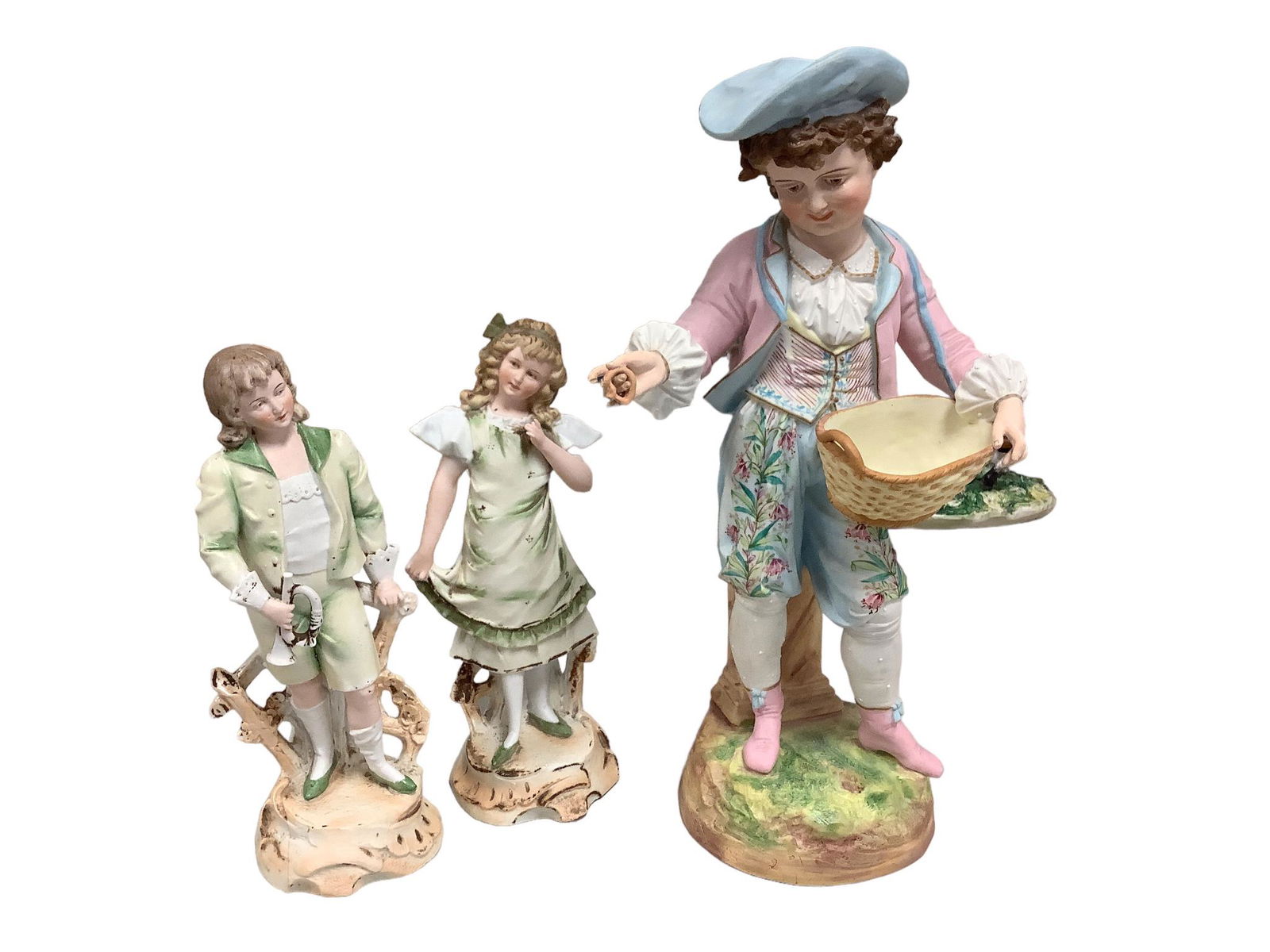 中古】Volkstedt フォルクシュテット 陶器人形 レースドール