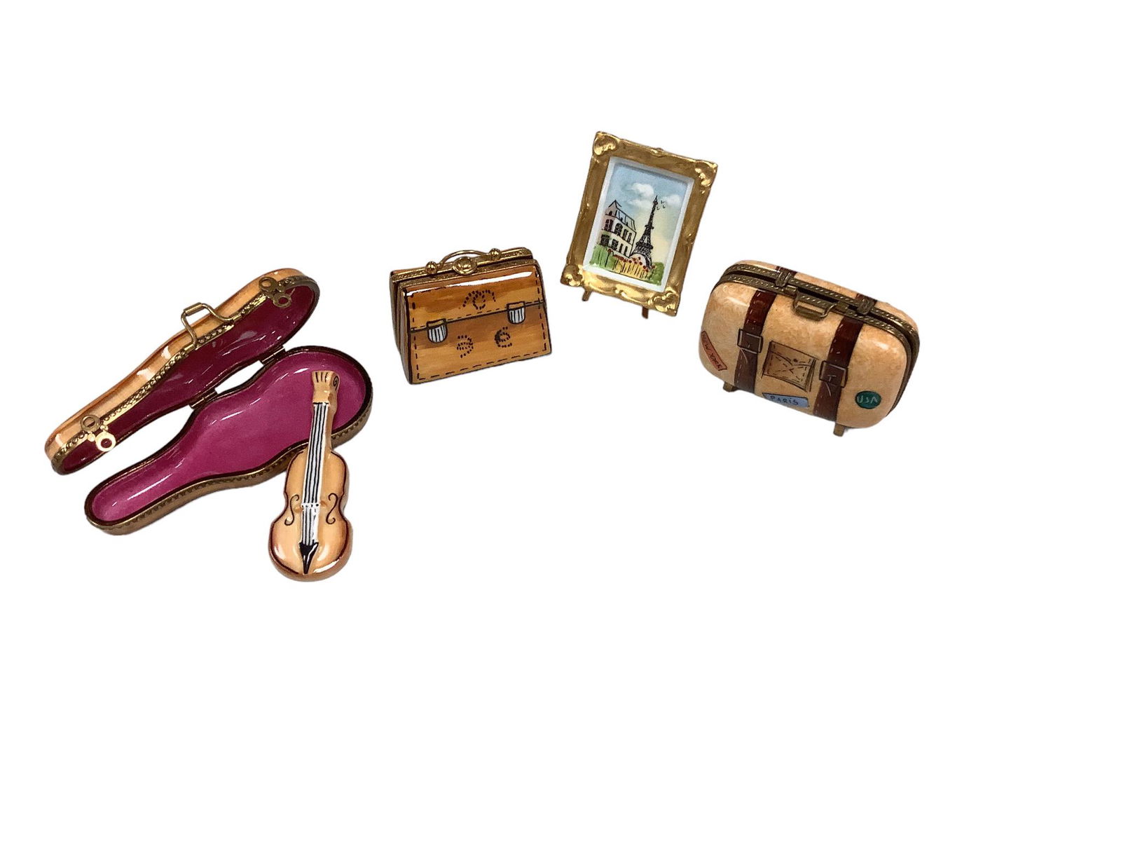 (4) Limoges Trinket Boxes (1 of 10)