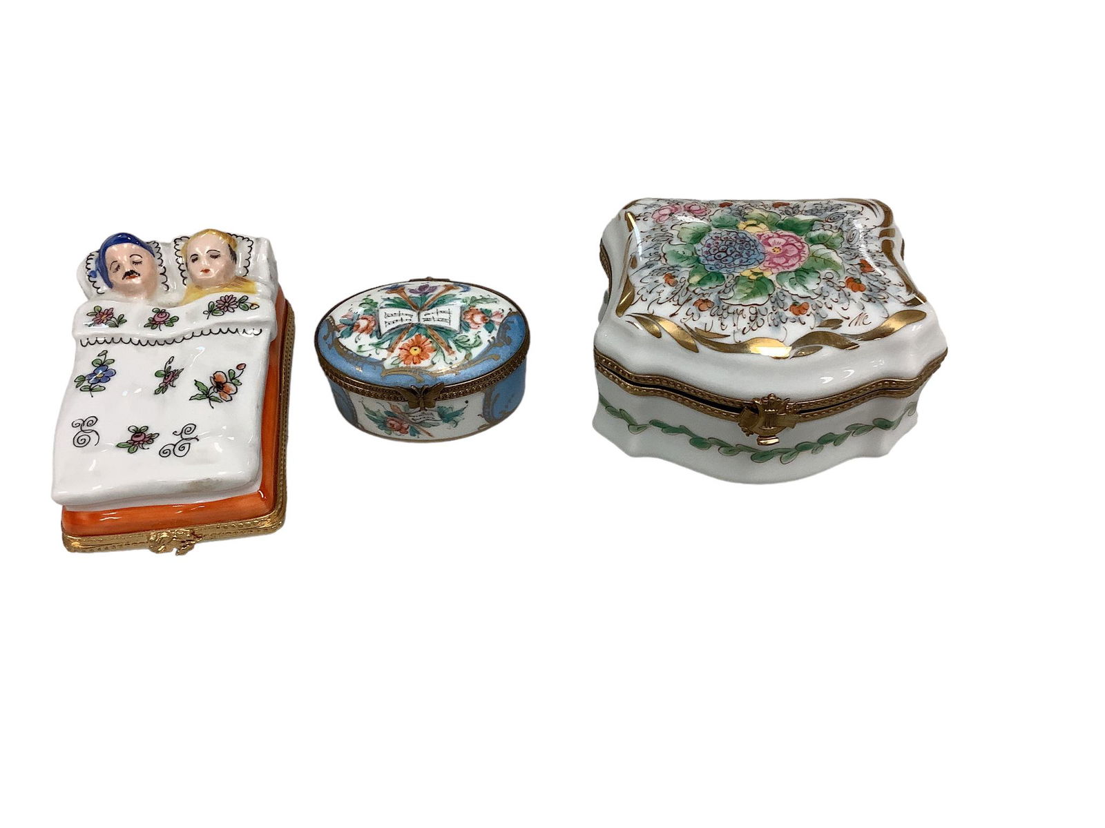 (3) Limoges Trinket Boxes (1 of 2)