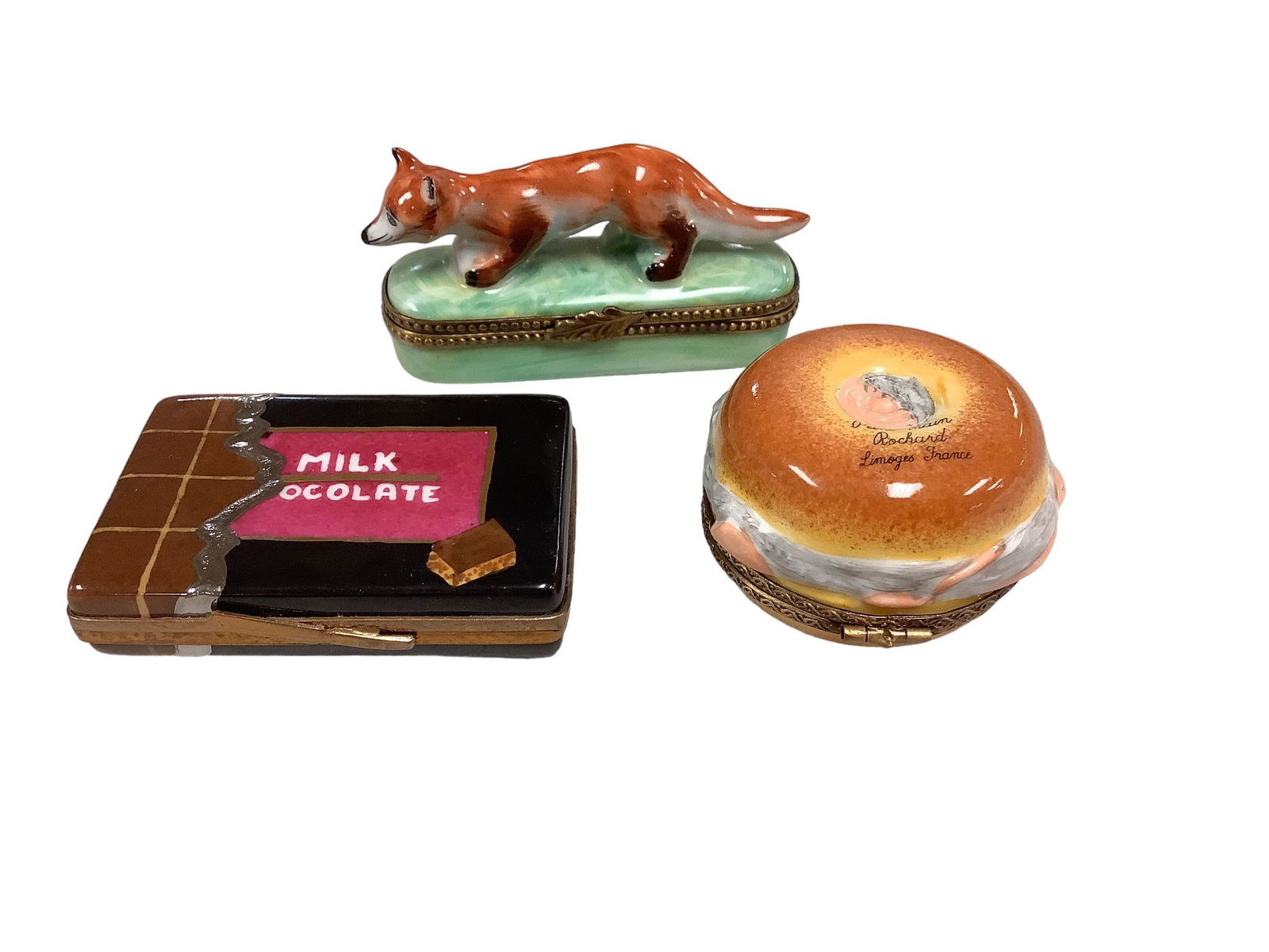 (3) Limoges Trinket Boxes (1 of 3)