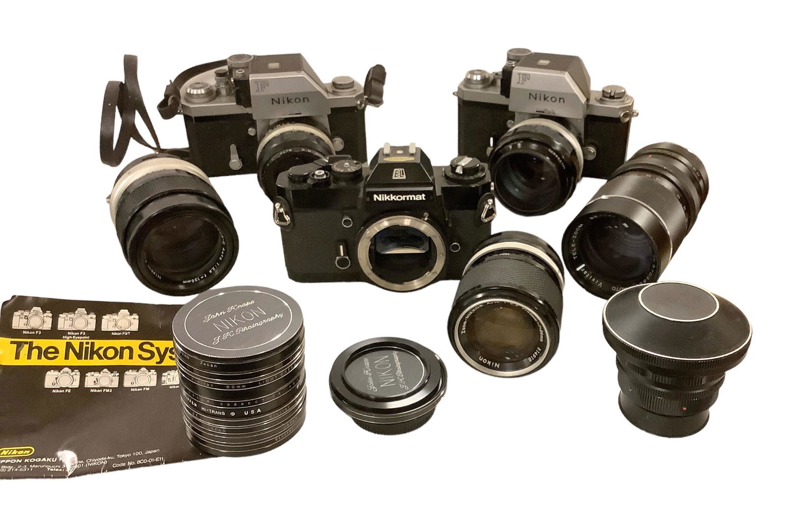Lot of 3 Cameras and Assorted Lenses (1 of 7)