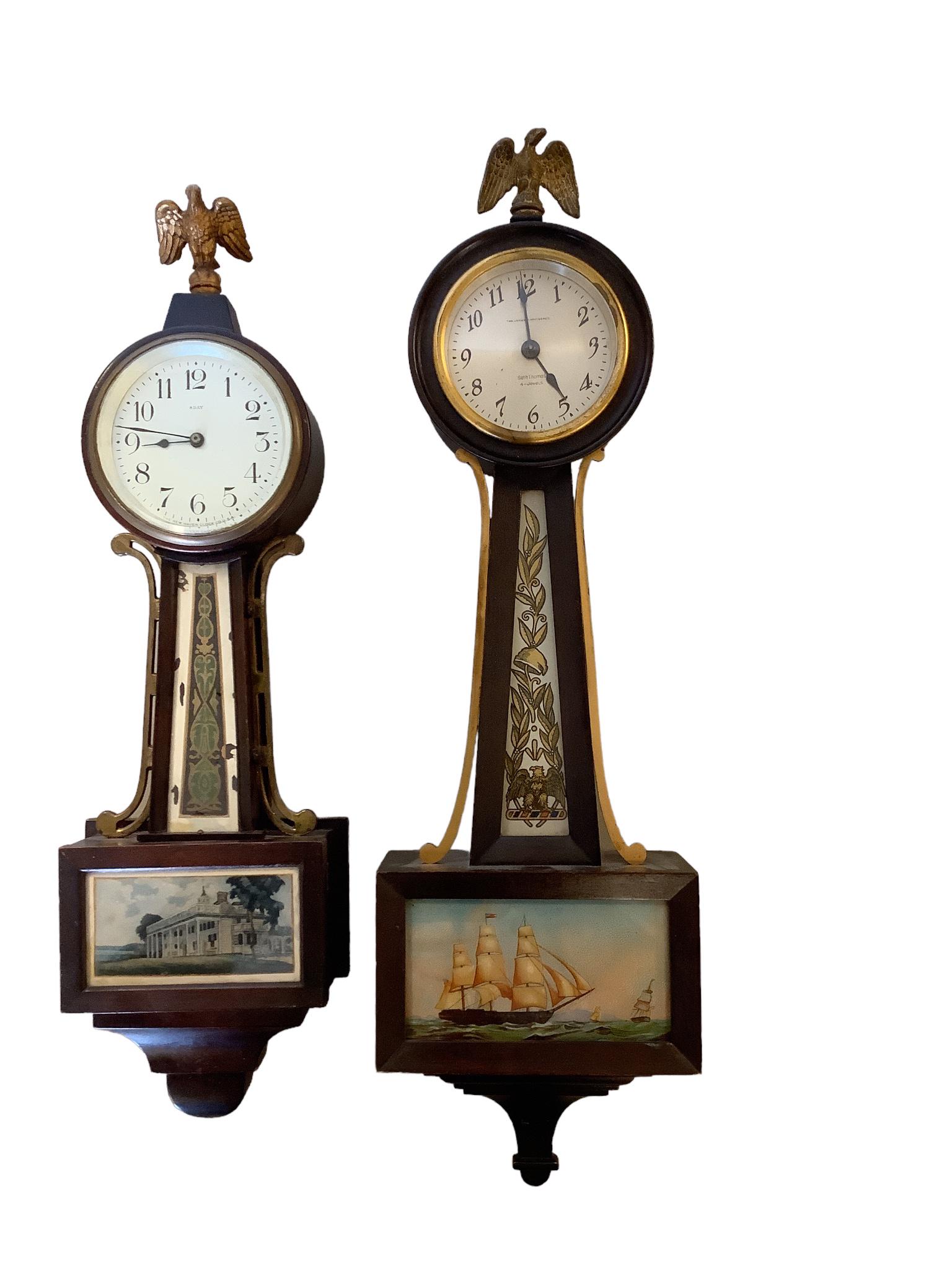 (2) Banjo Clocks (1 of 3)