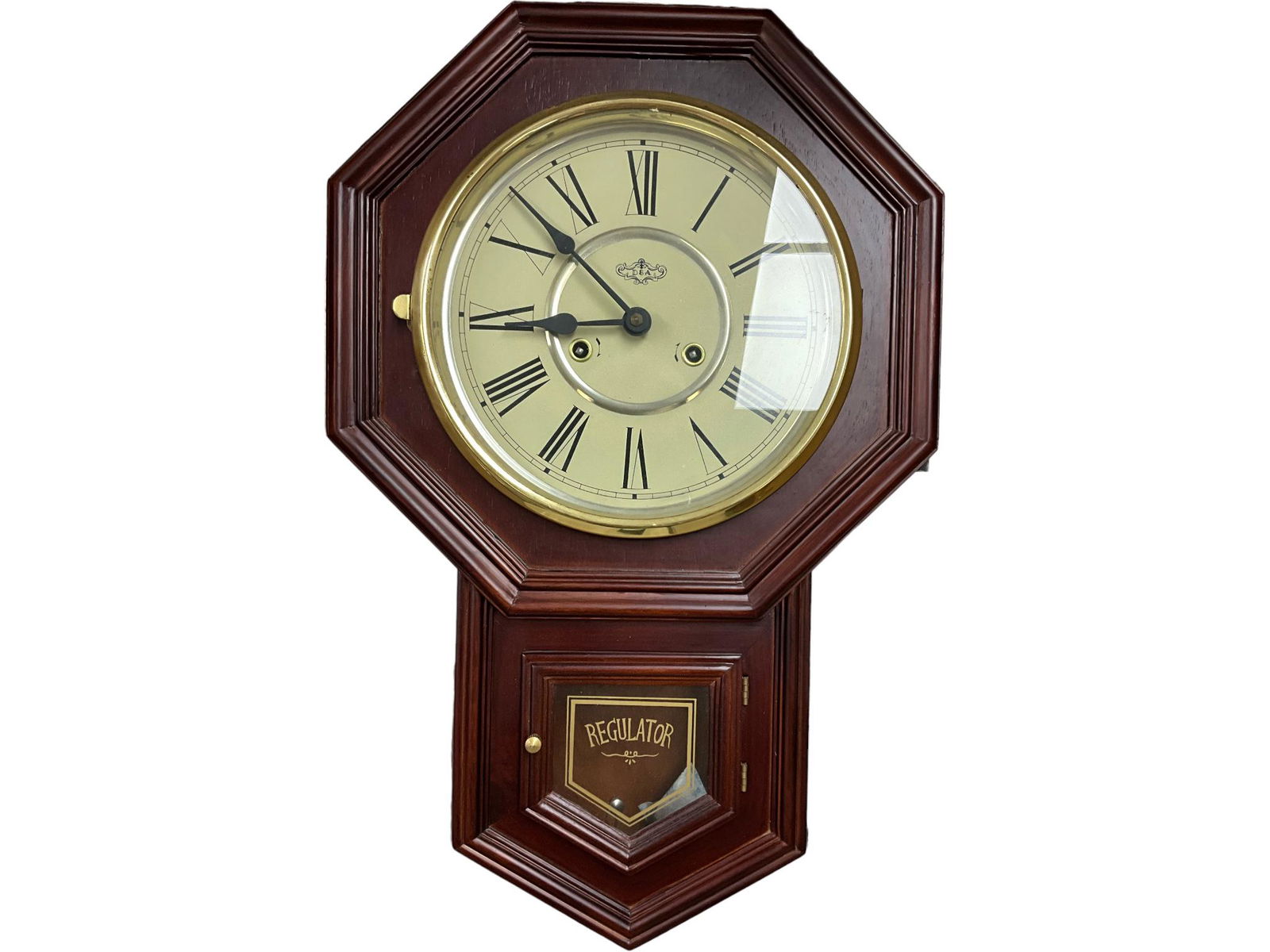 (1) D&A Regulator Wall Clock, Key Wind with Pendulum Mar 17, 2023