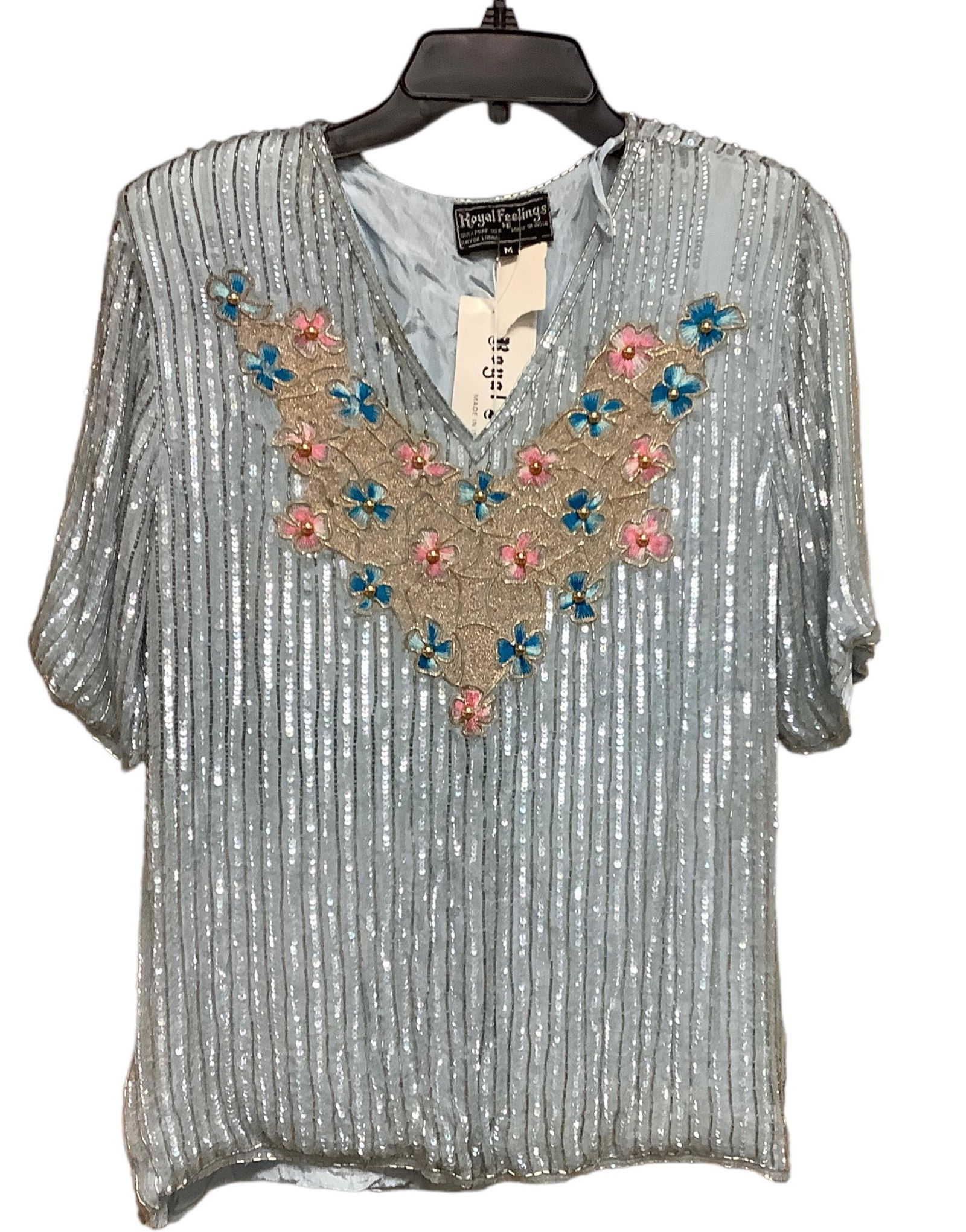 Sparkly Sequined and Embroidered Top (1 of 4)