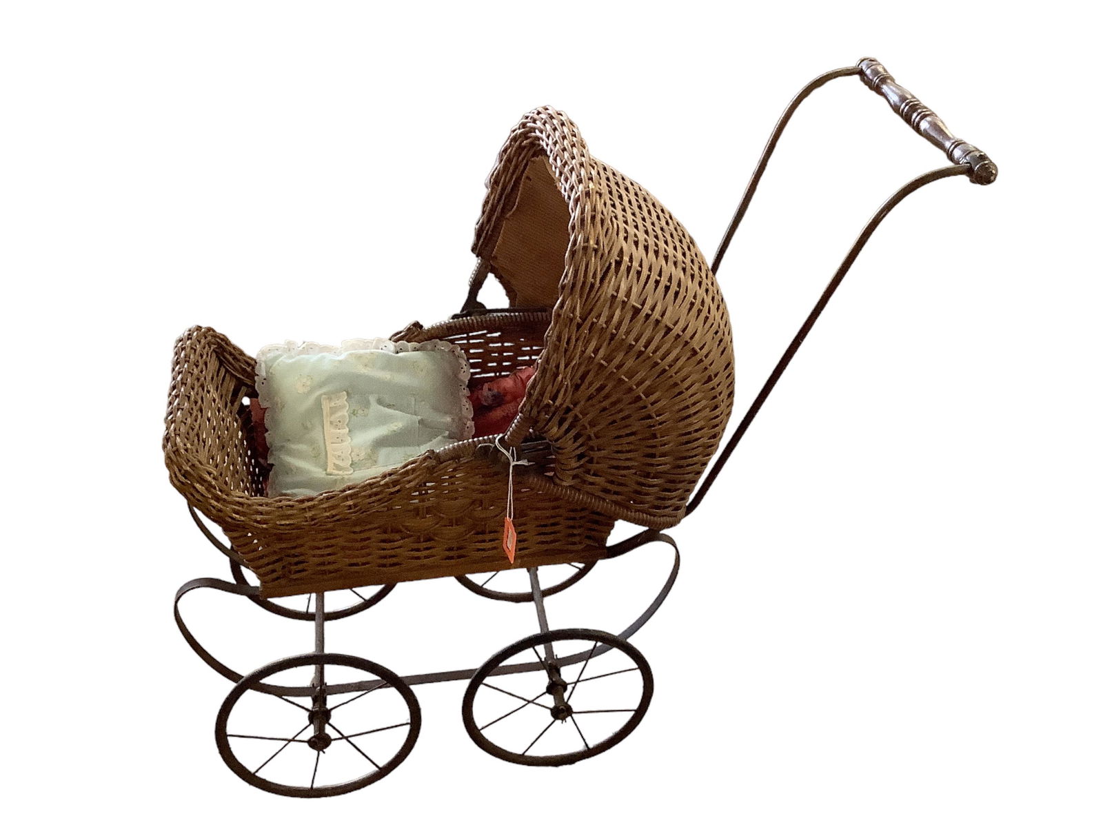 Wicker Doll Buggy (1 of 1)