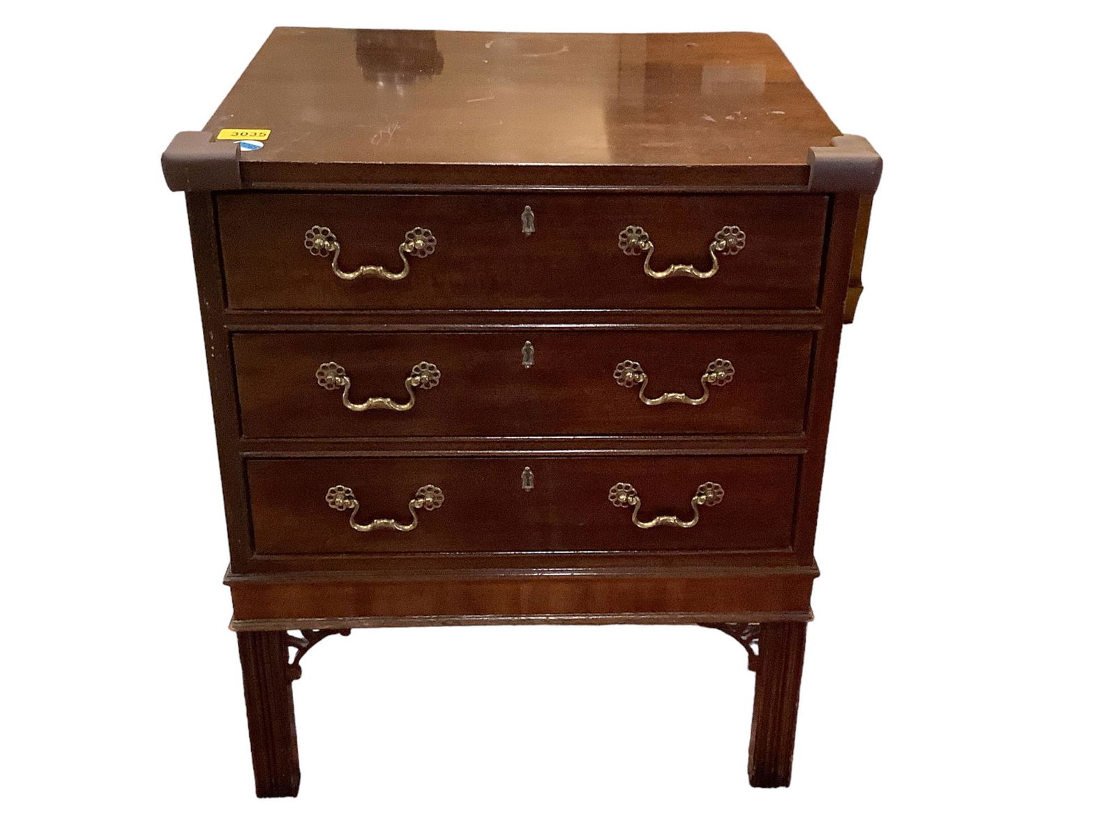 “Ashton Court” by Henredon Mahogany Three Drawer Chest (1 of 1)