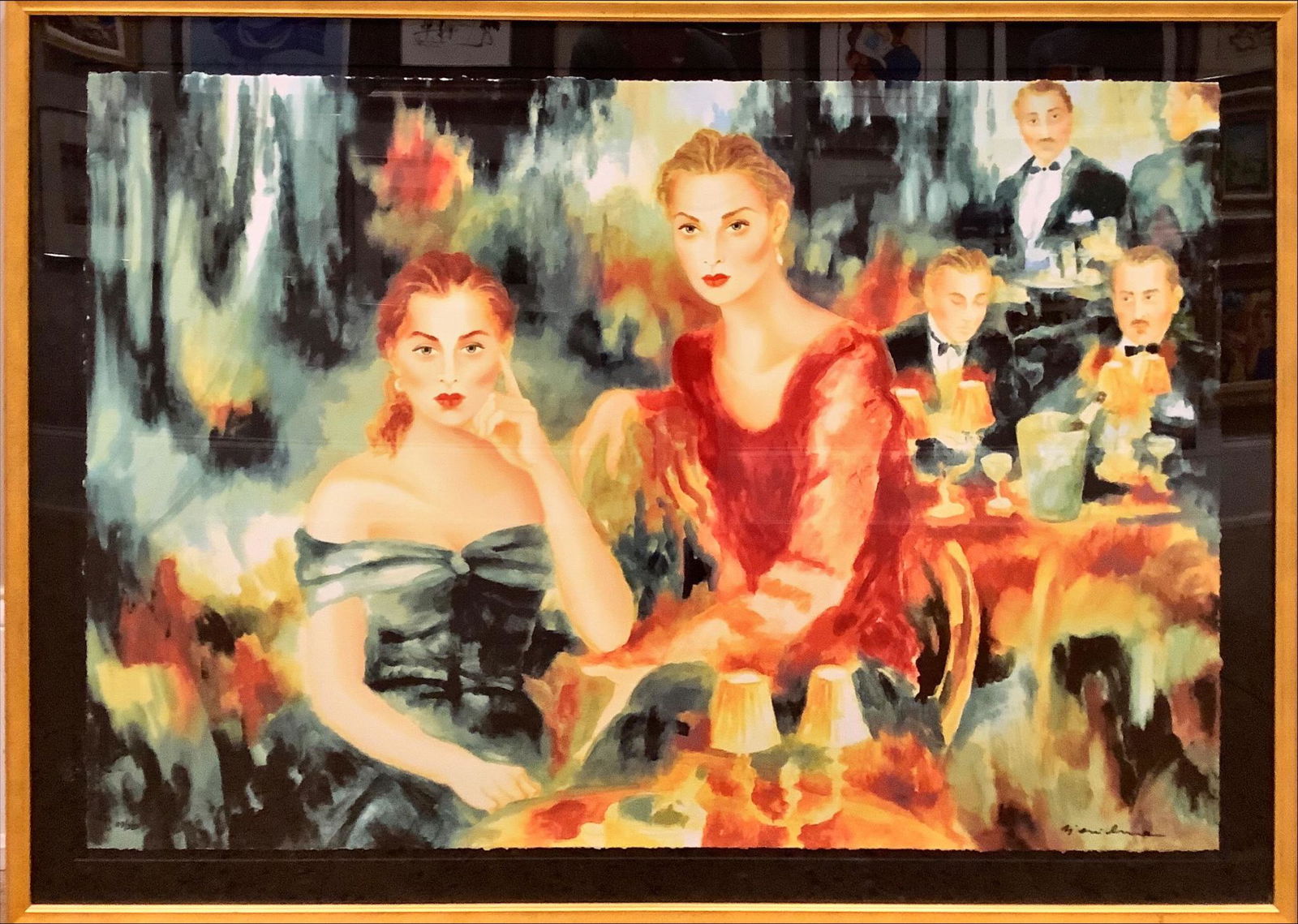 Signed Limited Edition, “Object of Desire”: Signed Limited Edition, “Object of Desire” Joanna Zjawinska, Signed LR. 45”L x 29.75”H, 51.5”L x 36”H overall.