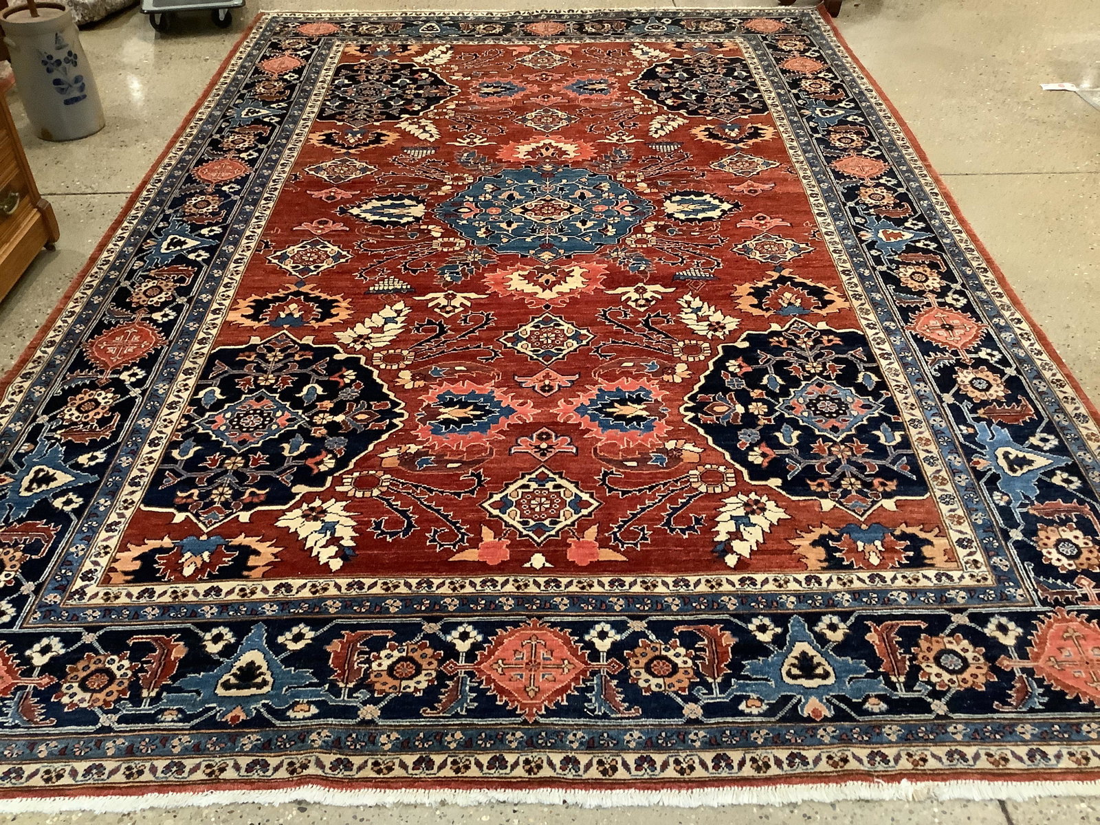 Oriental Rug - Pakistani Tabriz: Oriental Rug - Pakistani Tabriz 9í4î x 14í