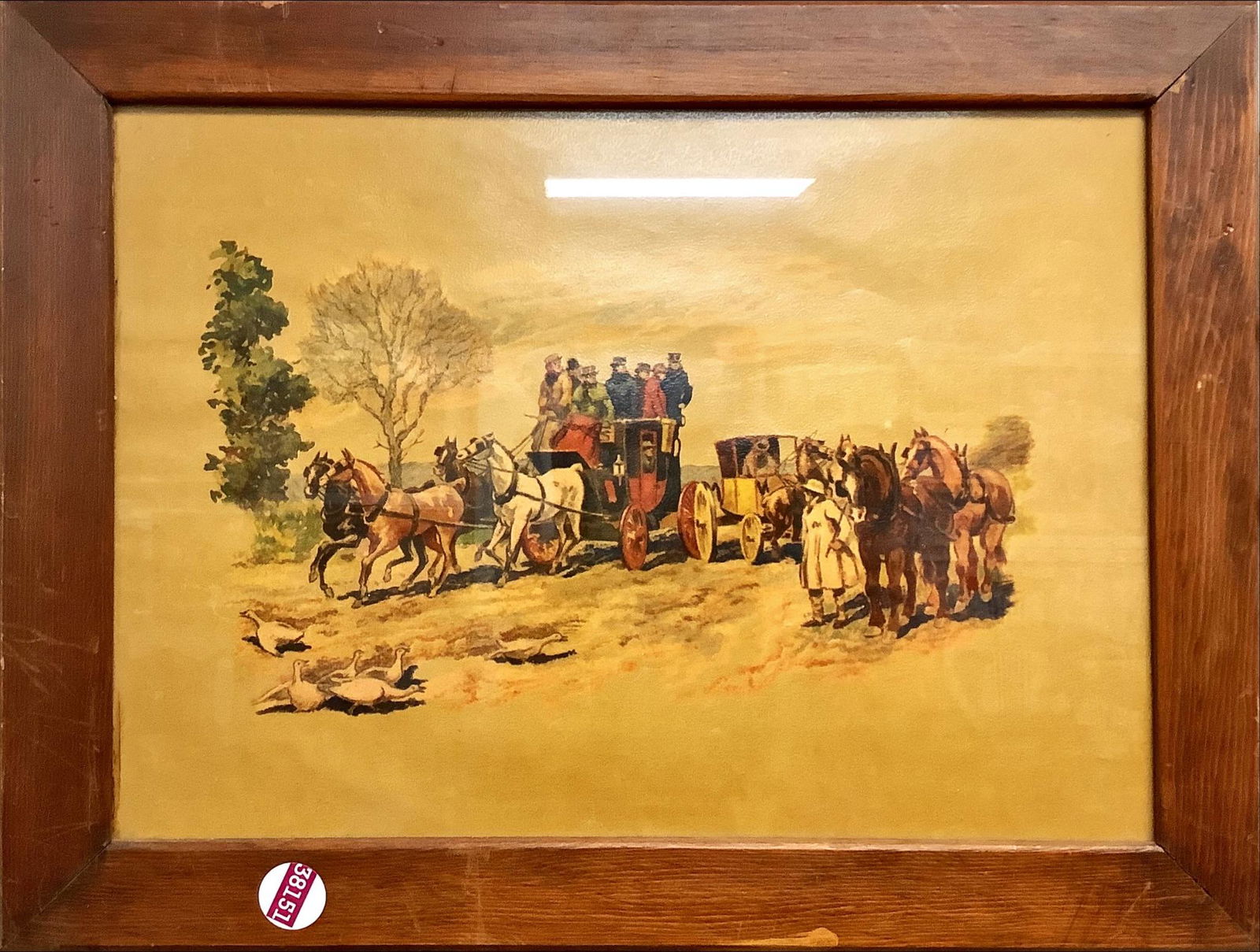 Framed art: Horse and Carriage (1 of 1)