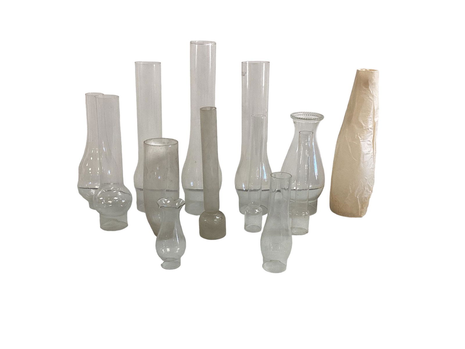 Collection of Chimneys for Kerosene Lamps (1 of 2)