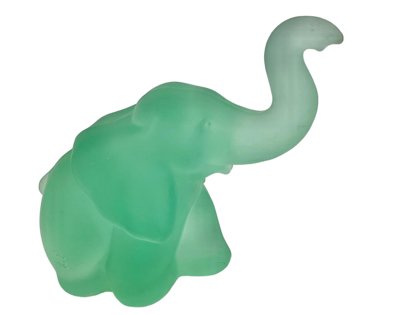 Heisey by Imperial Meadow Green Baby Elephant, Satin Finish (1 of 1)