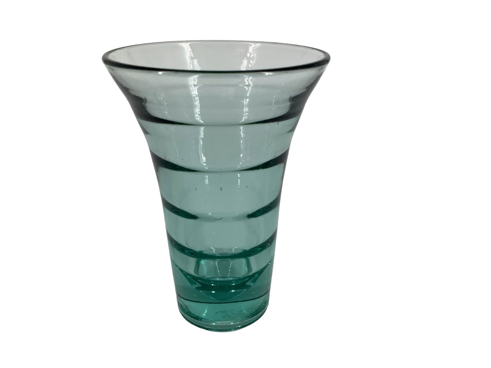 Heisey Saturn Zircon Vase: Heisey Saturn Zircon Vase #1485.ìHî. 8"