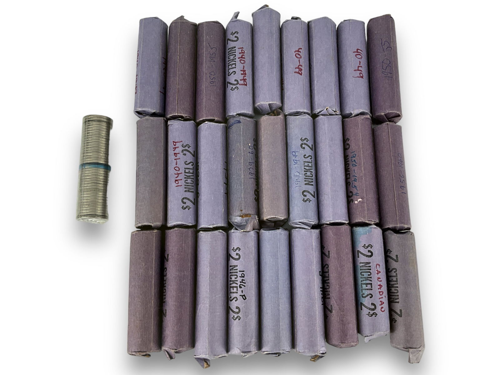 28 Rolls of Nickels (1 of 5)