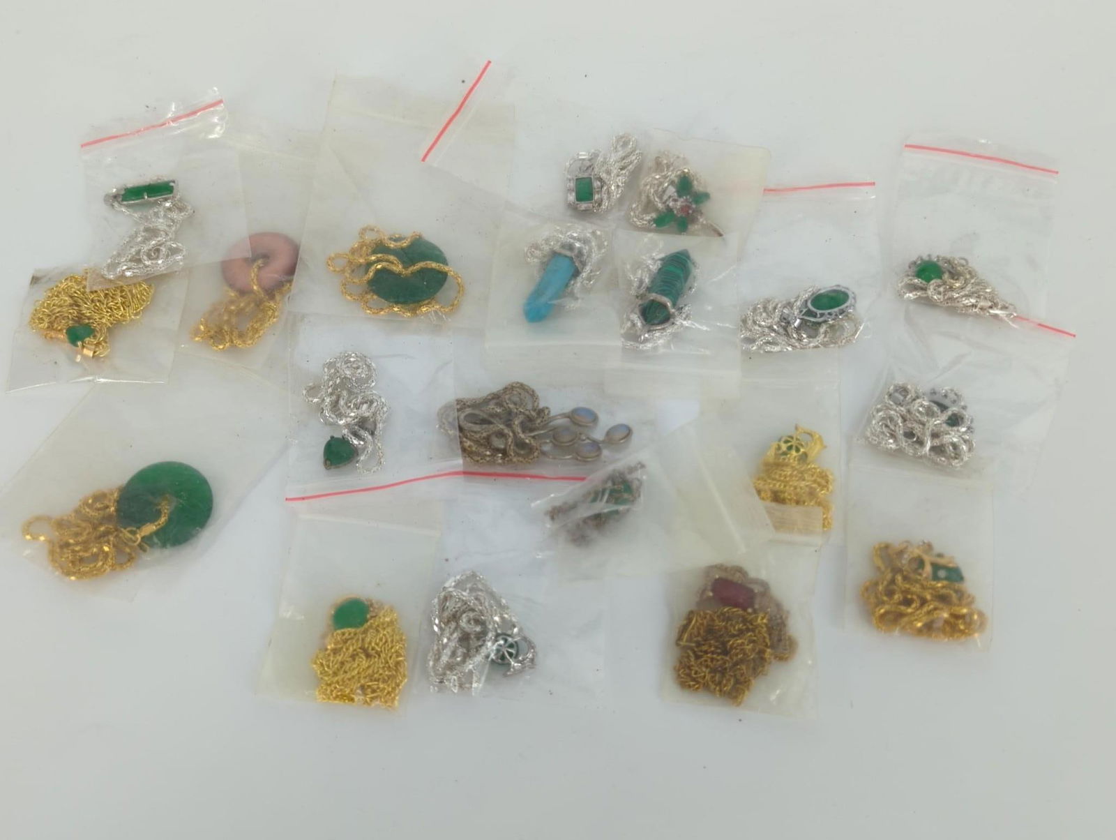 Assorted Necklaces with Stone Pendants (1 of 3)