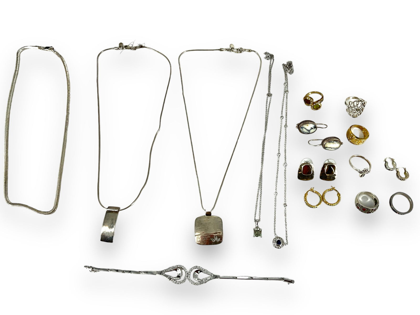 Sterling Silver and Silver Plate Jewelry and Accessories (1 of 13)