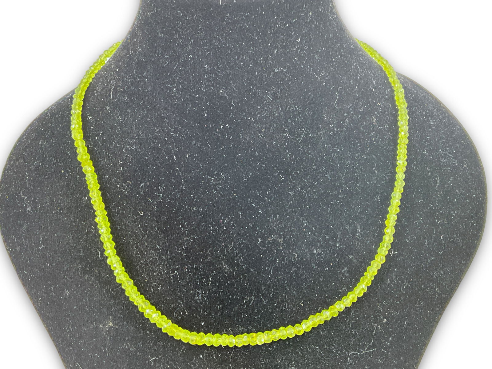 Sterling Silver & Peridot Necklace (1 of 4)