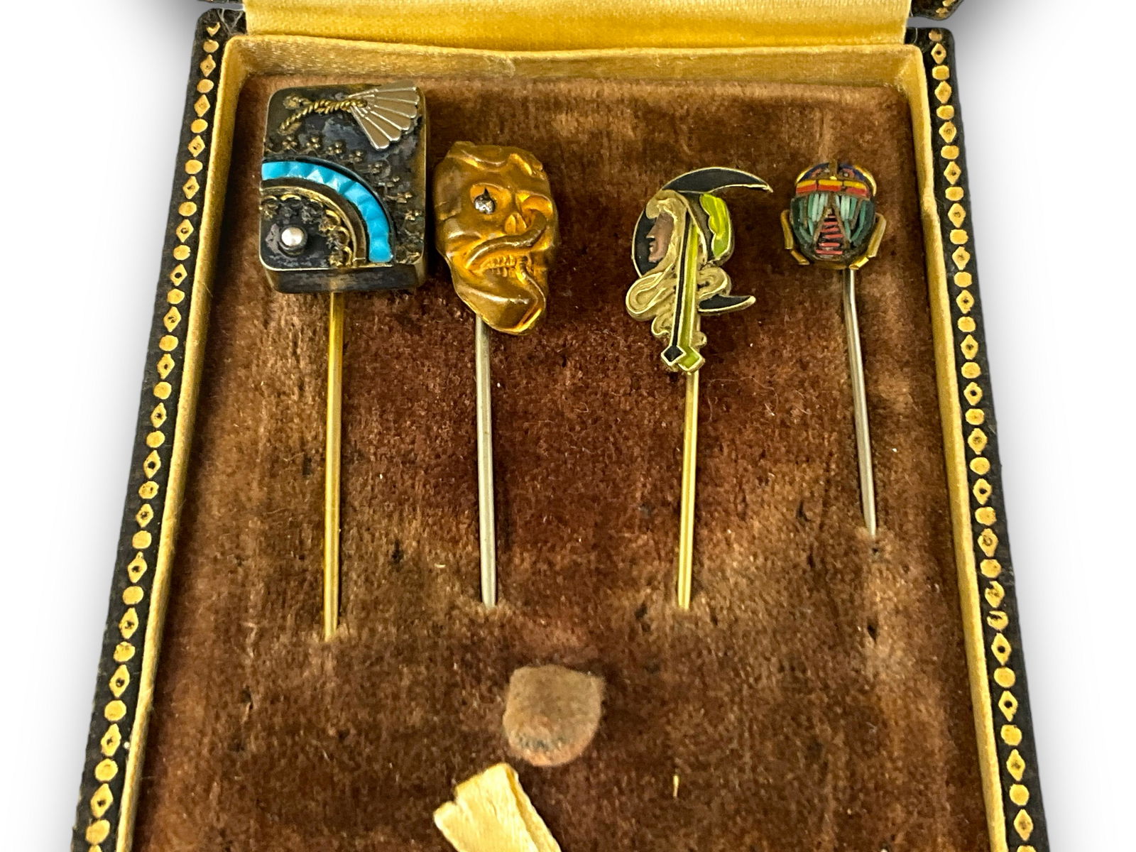 Four Antique Stick Pins (1 of 4)