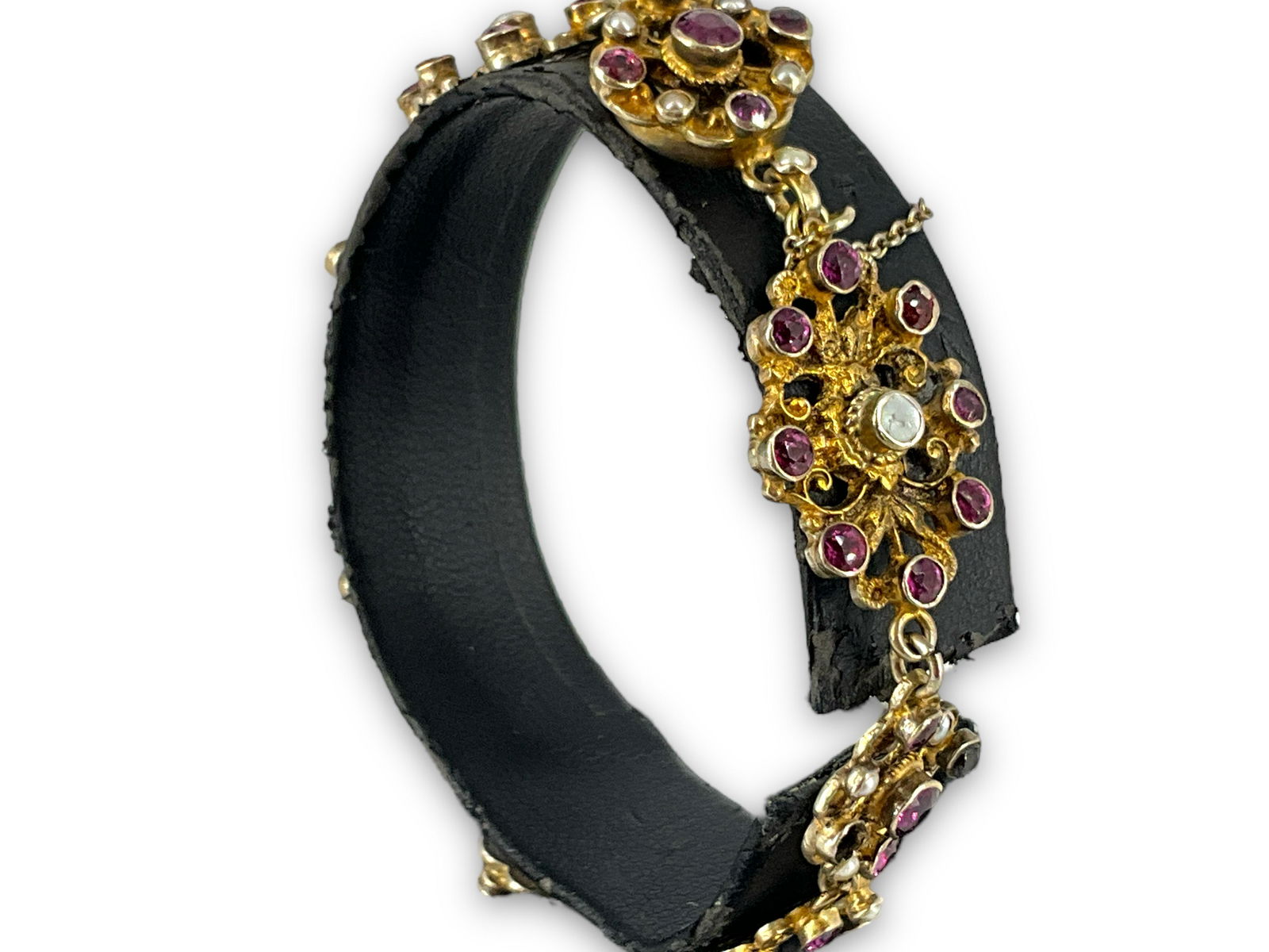 Antique Sterling/Vermeil Bracelet (1 of 4)