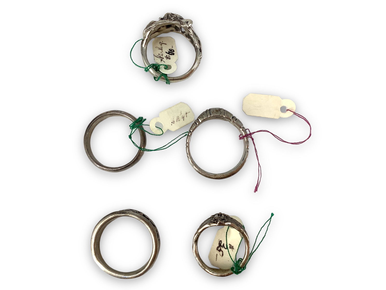 Five Sterling Silver Rings (1 of 6)