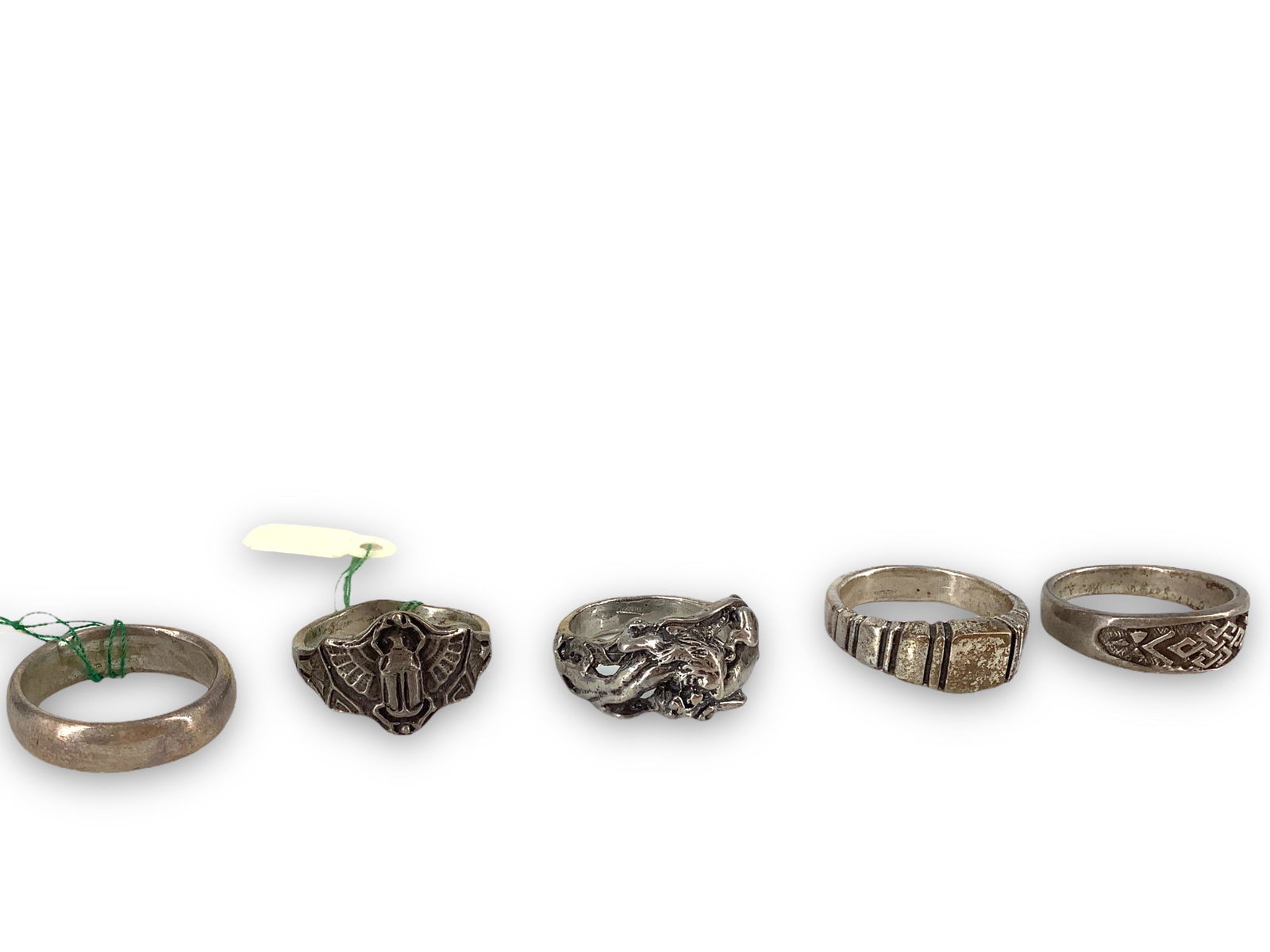 Five Sterling Silver Rings (1 of 6)