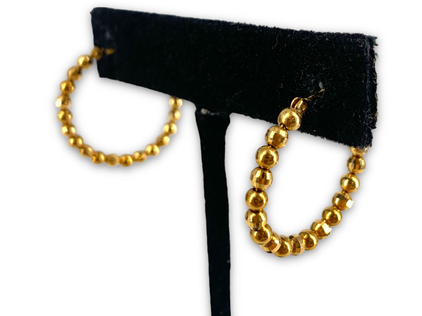 18kt Yellow Gold Hoop Earrings (1 of 3)