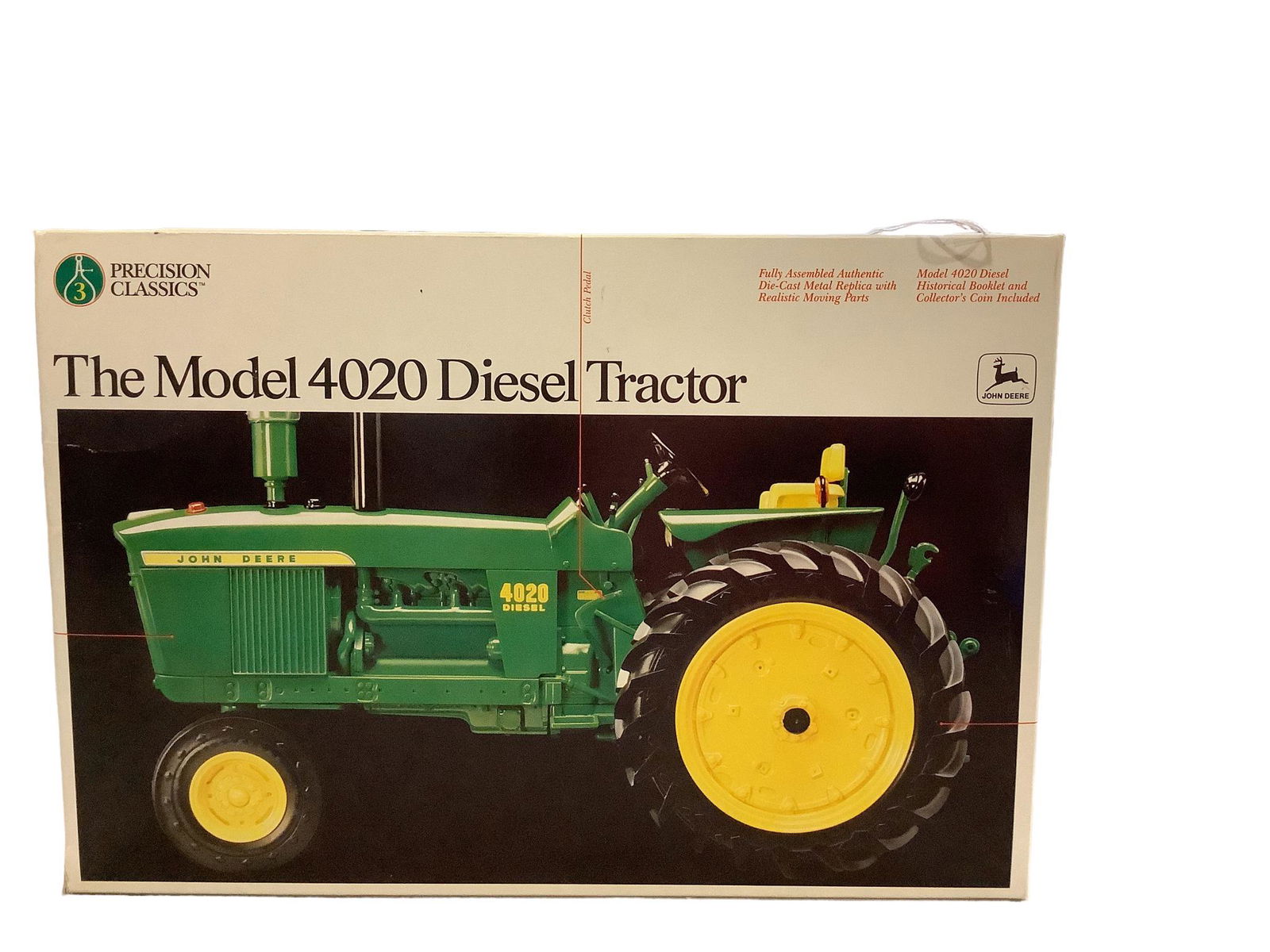Ertl Diecast "John Deere Model 4020 Diesel Tractor" 1/16 Scale: Ertl Diecast "John Deere Model 4020 Diesel Tractor" 1/16 Scale In box