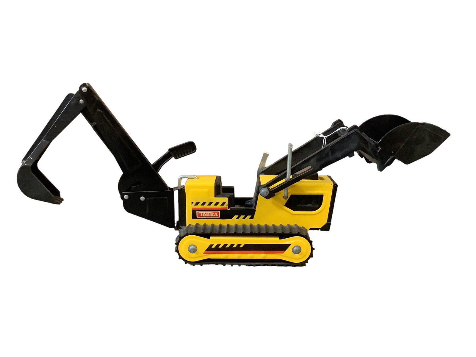 Tonka Pressed Steel & Plastic " Trencher/Backhoe": Tonka Pressed Steel & Plastic " Trencher/Backhoe" 19" long.