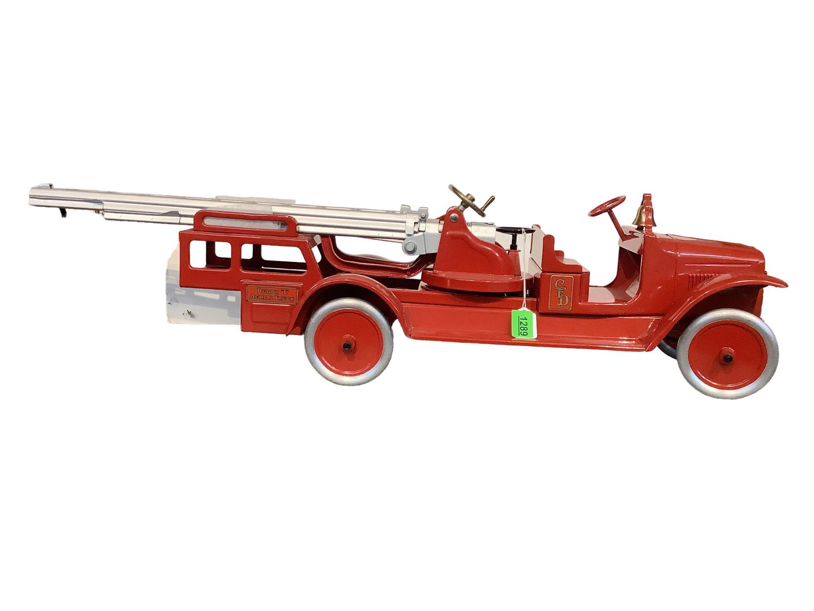 Buddy ìLî Pressed Steel ìCFD Aerial Firetruckî: Buddy ìLî Pressed Steel ìCFD Aerial Firetruckî 36î long. T Reproduction.limited edition.