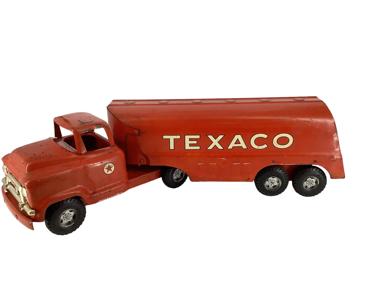 Buddy ìLî Texaco Pressed Steel Gas Hauler: Buddy ìLî Texaco Pressed Steel Gas Hauler circa 1950s. 20î long.