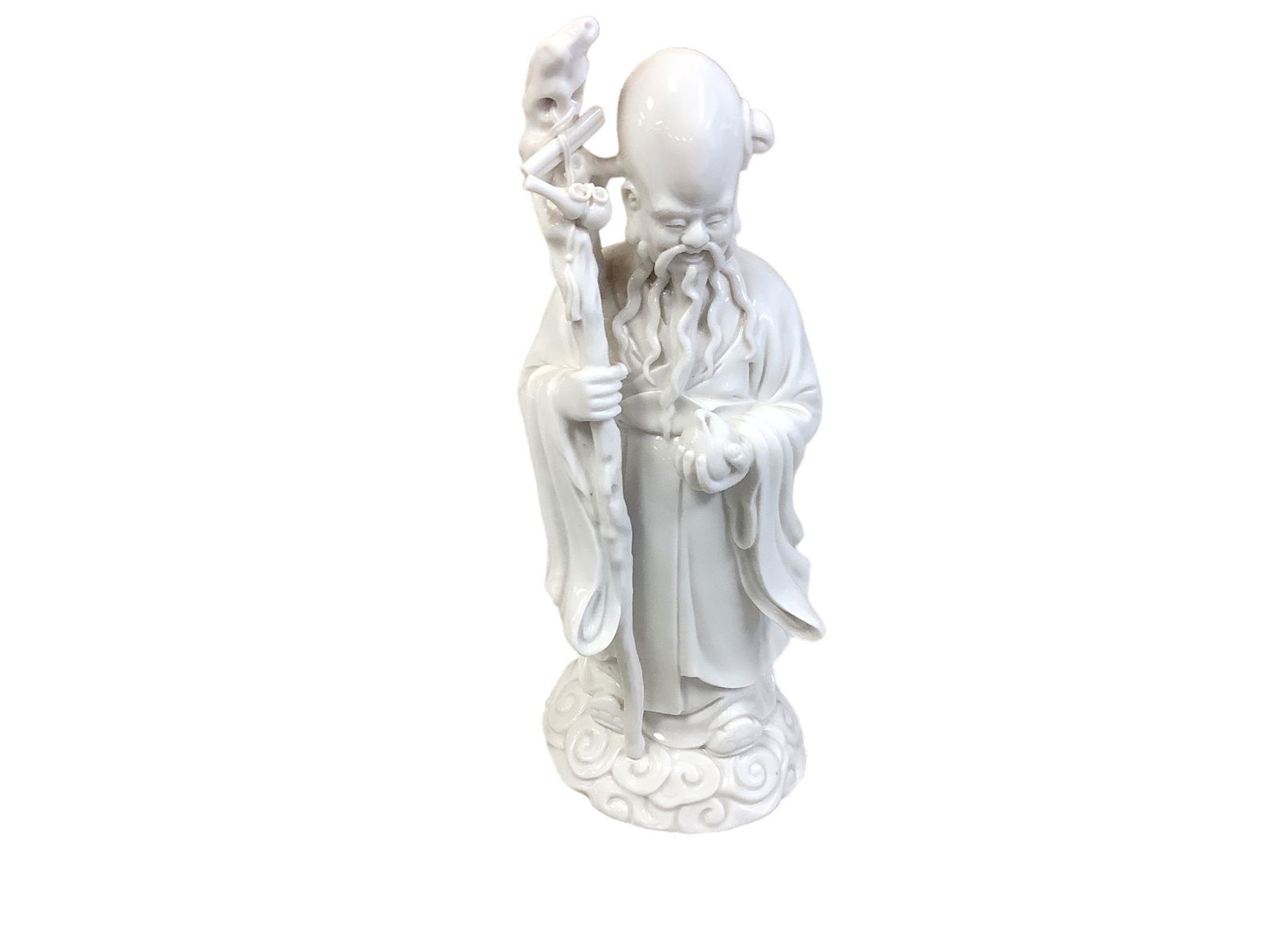 Shou Xin Gong White Ceramic Figure (1 of 3)