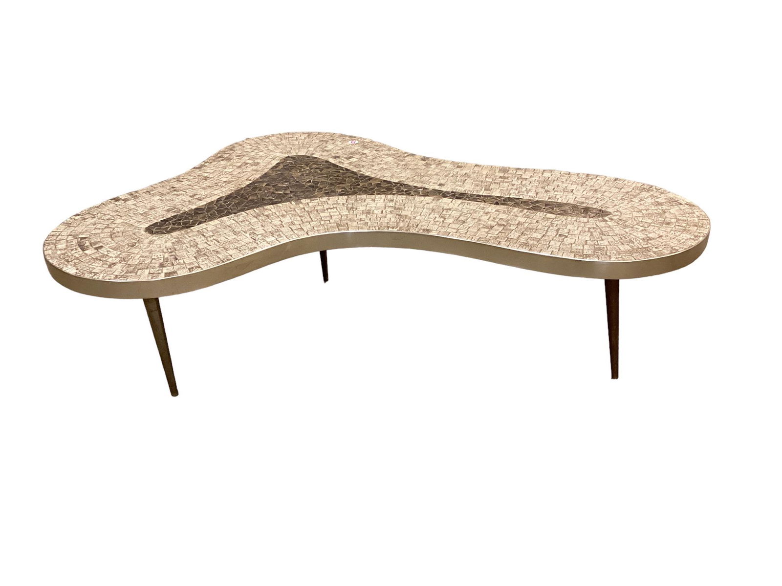 Mid Century Free Form Tile Mosaic Coffee Table (1 of 3)