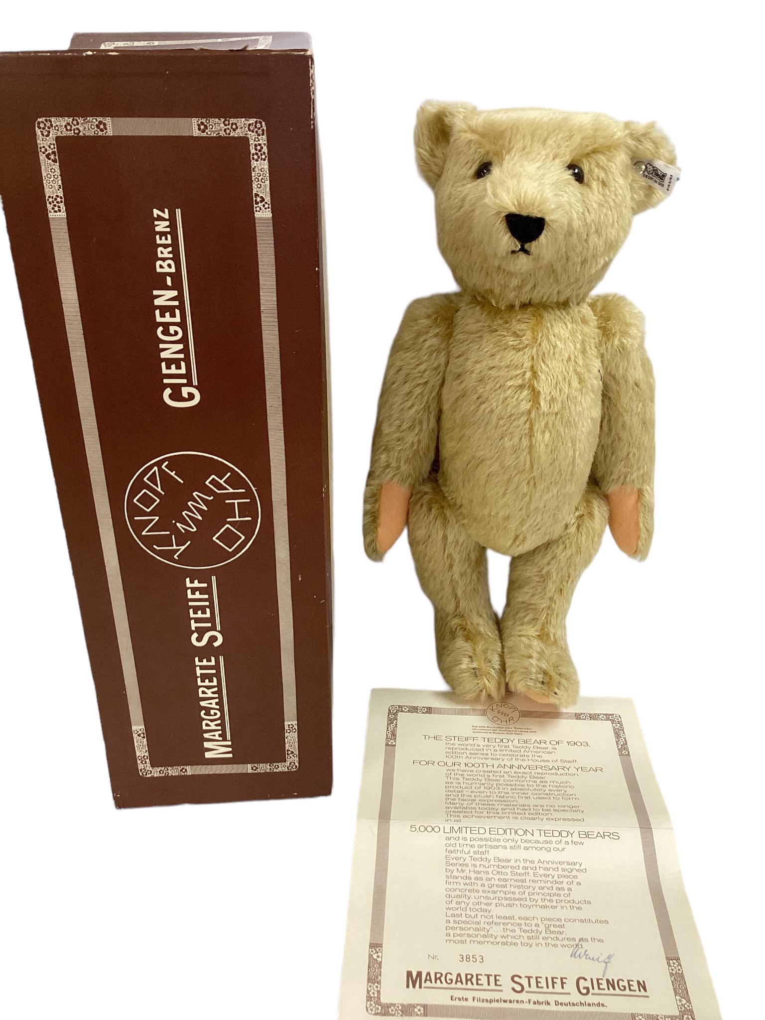 Steiff Limited Edition Replica 1933 Bear (1 of 3)