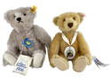 (2) Steiff Bears "The Giengen Teddybear 1906 Replica " & 150th Anniversary Bear 1847-1997