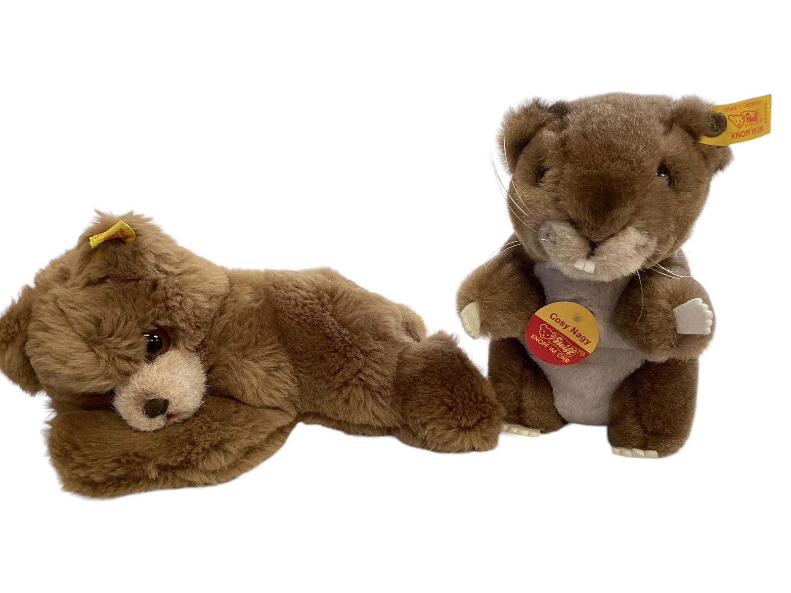 Plush Bear & Beaver by Steiff (1 of 3)