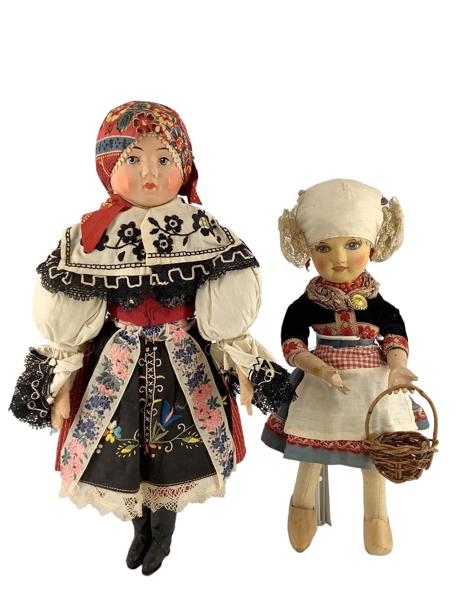 Pair Unusual Dolls in Regional Costumes (1 of 4)