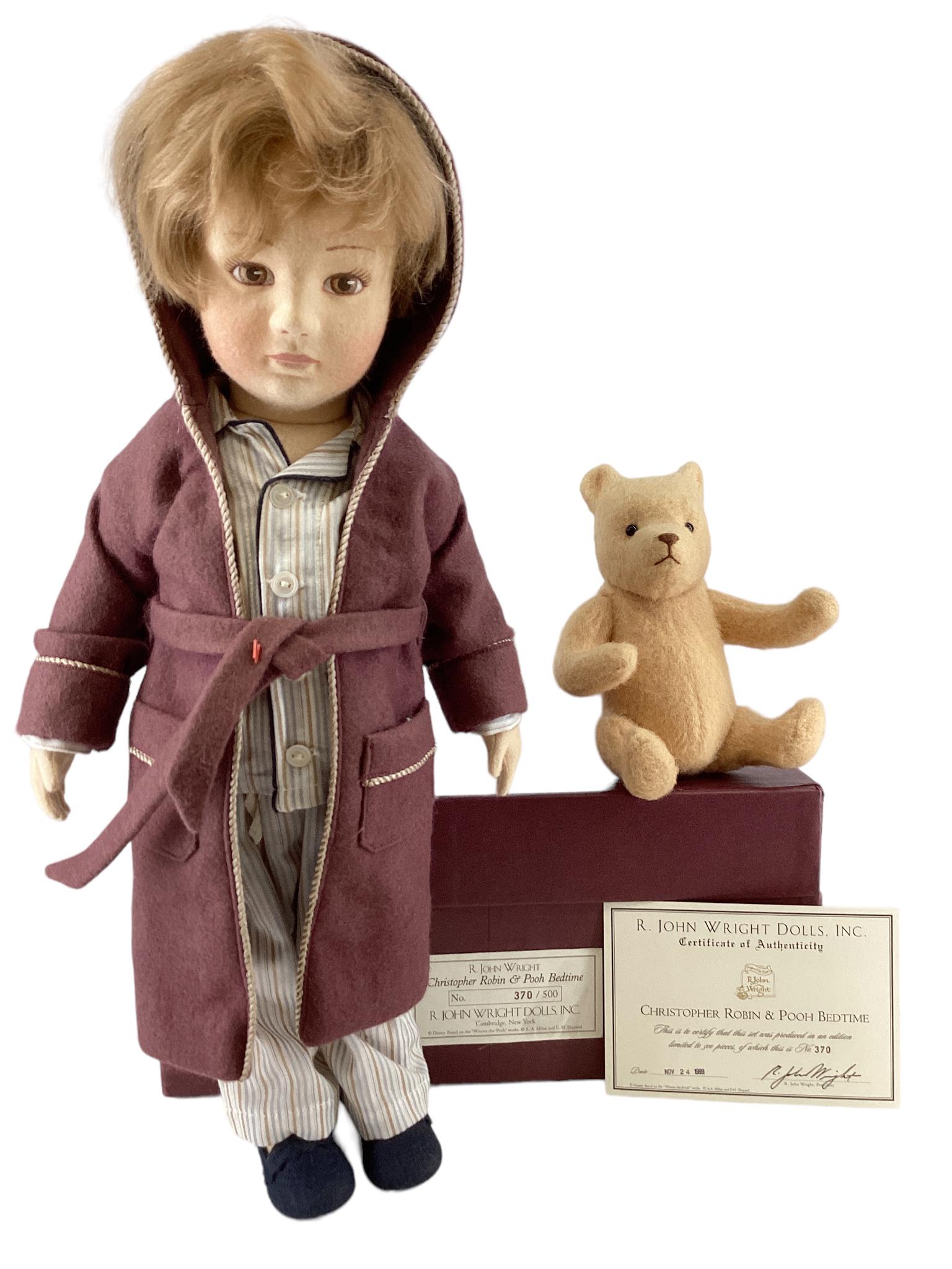R. John Wright Christopher Robin & Pooh Bedtime (1 of 3)