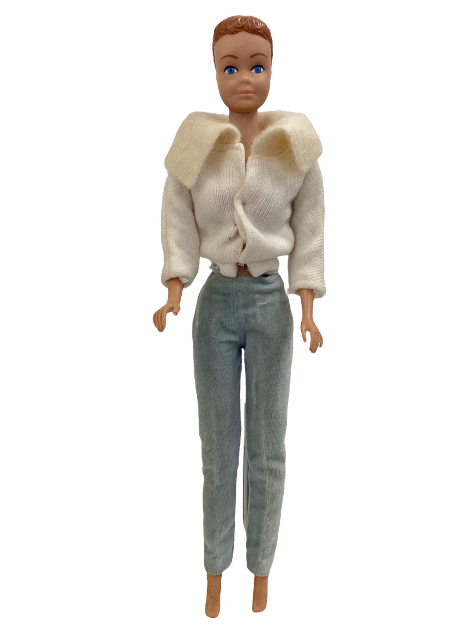 Molded Head Midge: Molded Head Midge Sweater tagged, hole by tag. Hole in rear of pants. Stain on pants. See photos for condition.