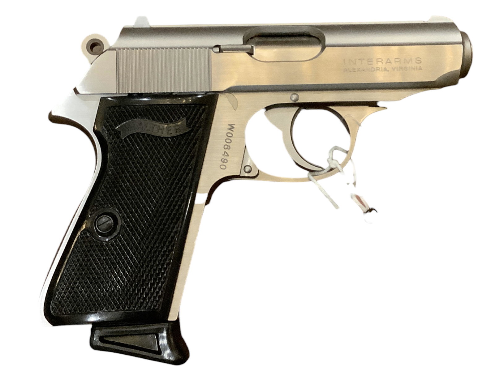Walther (Interarms) Model PPKS .32 ACP Caliber Semi-auto Pistol SN: W 008490: Walther (Interarms) Model PPKS .32 ACP Caliber Semi-auto Pistol SN: W 008490 including 2 magazines and hard case. Be aware of additional charges as shipping restrictions require all handguns to ship v