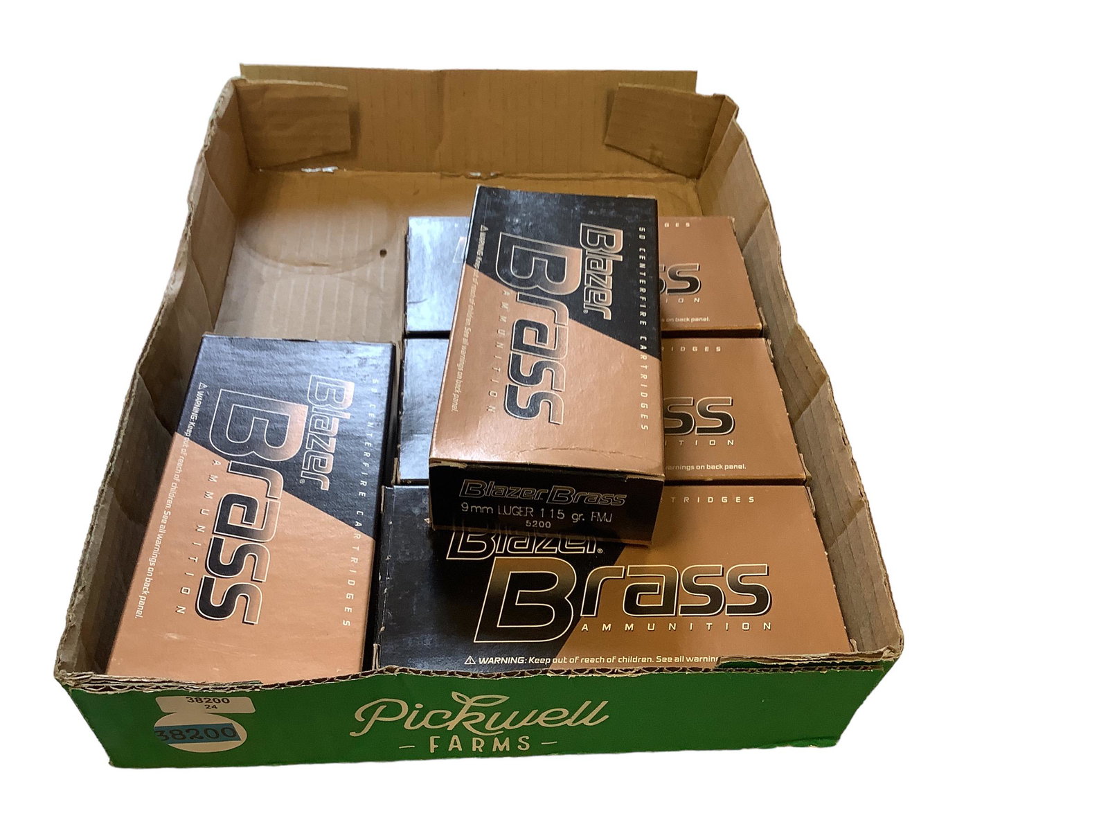Blazer Brass Ammo: Blazer Brass Ammo (250) 9mm Luger 115 gr. Fmj Restrictions for shipping ammo vary by state. Only bid on this lot if it is legal to ship to your state. Some states prohibit shipping of ammunition.